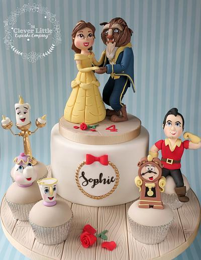 Beauty and The Beast Cake - Cake by Amanda’s Little Cake Boutique