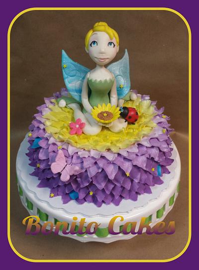 Tinker Bell Cake - Cake by Bonito Cakes "Arte q se puede comer"