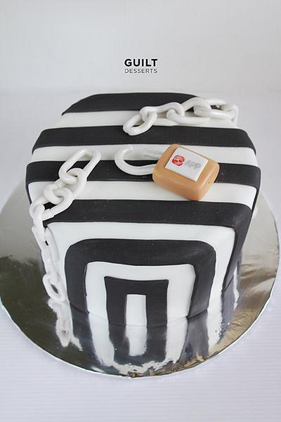 Prison Break - Cake by Guilt Desserts