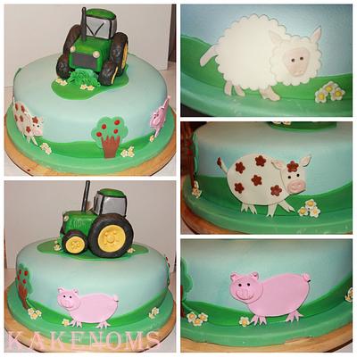 Tractor cake - Cake by KakeNoms 