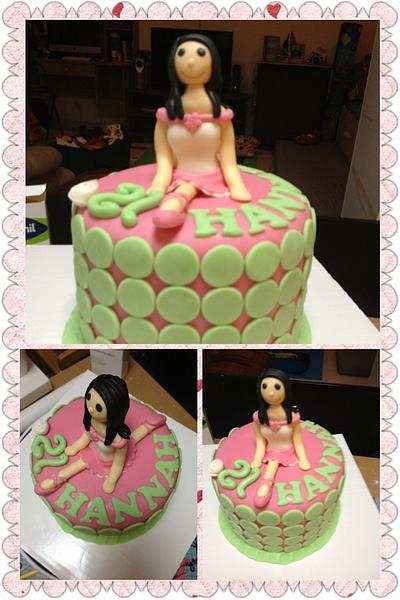 Ballerina Polka Dot Cake - Cake by SweetsSensationsDXB