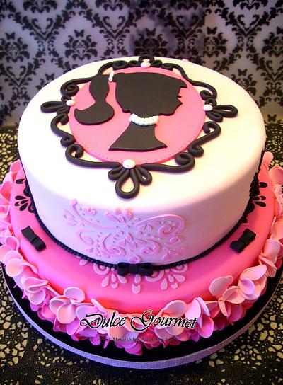VINTAGE BARBIE CAKE - Cake by Silvia Caballero