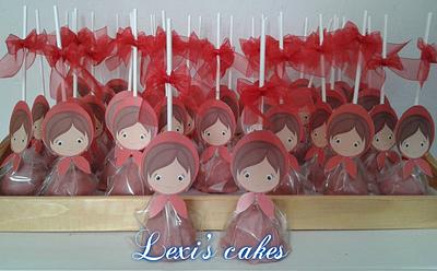little red riding hood cake pops - Cake by alexialakki