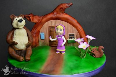 Masha and Bear Cake - Cake by JarkaSipkova