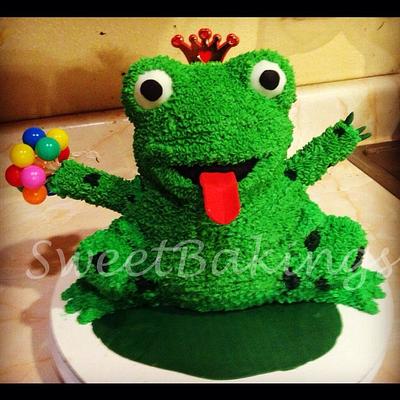 Birthday Frog Cake - Cake by Priscilla 