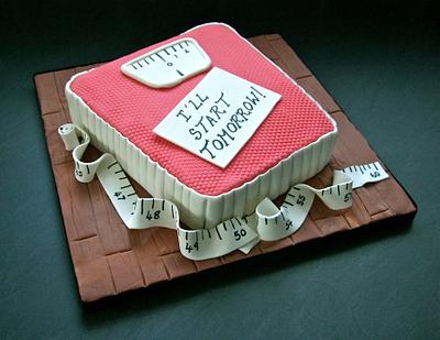 Weighing scales cake - Cake by Vanessa 