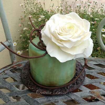 Rust and roses - Cake by Orietta Basso