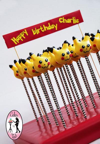 Pikachu cake pops - Cake by Tali