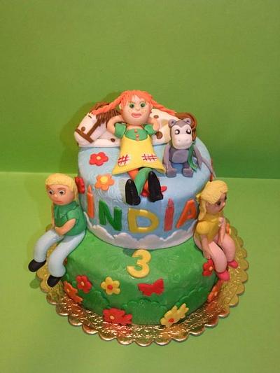 CAKE PIPPI CALZELUNGHE - Cake by Marilena
