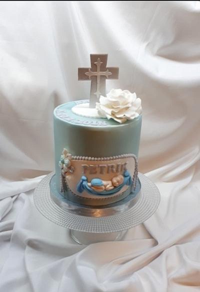  to a baptism for a boy - Cake by Kaliss