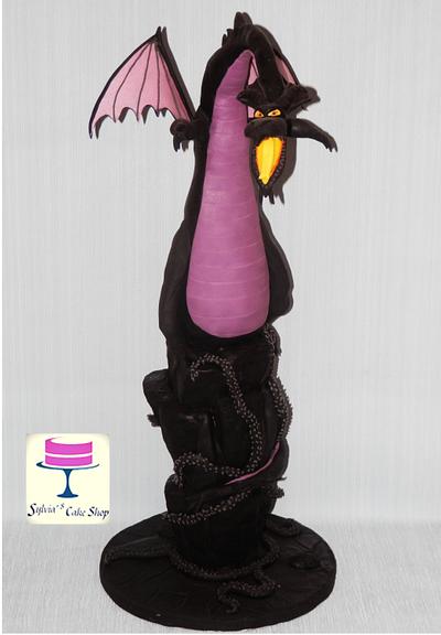 Maleficent dragon. - Cake by Sylvia's Cake Shop