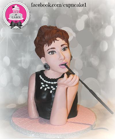 Audrey Heburn collaboration cake - Cake by Danielle Lechuga
