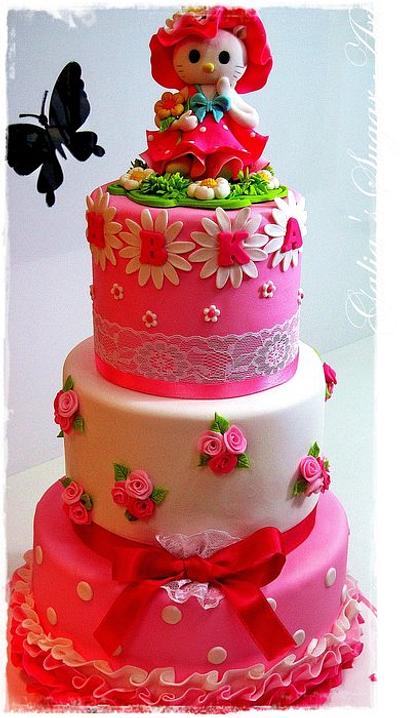 Hello Kitty Cake 2 - Cake by Galya's Art 