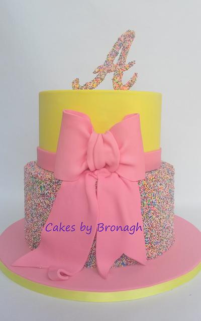 Kaleidoscope of colour - Cake by Cakes by Bronagh