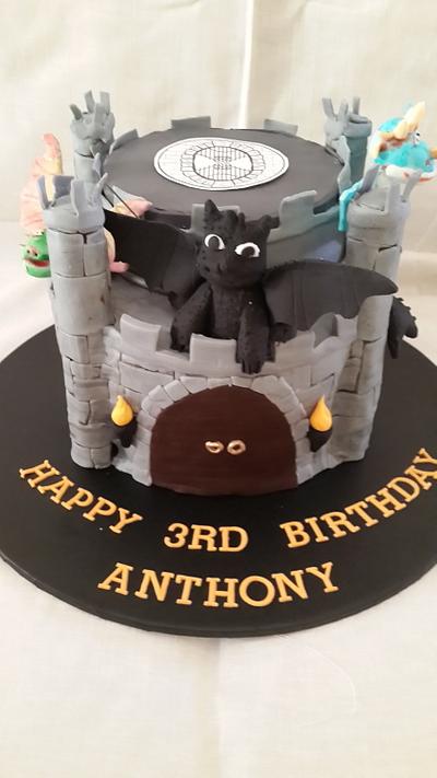 how to train your dragon - Cake by Julie's Heavenly Cakes 
