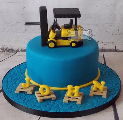Forklift - Cake by kerrycakesnewcastle