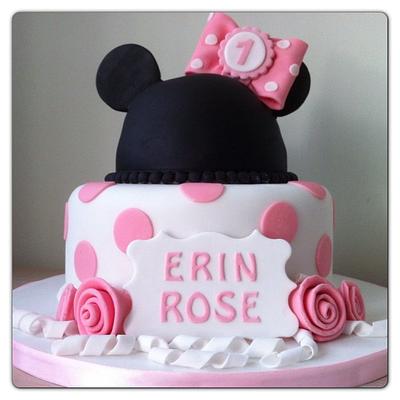 Minnie Mouse 1st Birthday Cake - Cake by Mulberry Cake Design