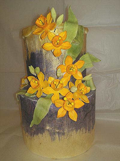 Daffodils - Cake by Domnaki's