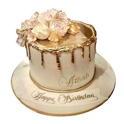Delightful Roses Cake - Cake by Ferns N Petals