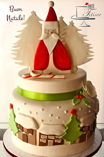  Planet of Christmas trees (from an idea Inspired by Marlene - CakeHeaven) - Cake by Torte Titiioo