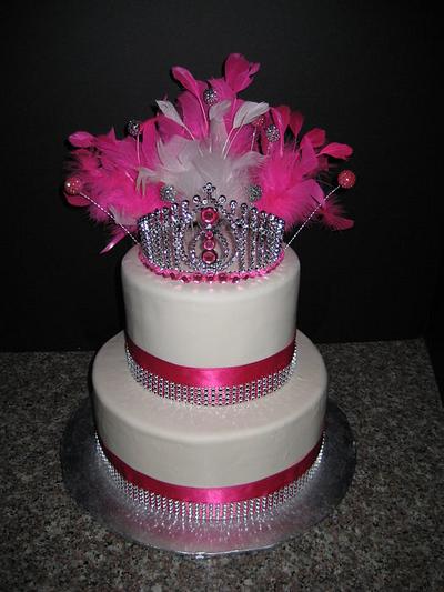Pink Princess cake - Cake by Norma Angelica Garcia