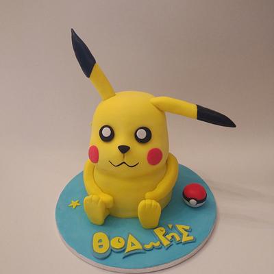 3D Pikachu - Cake by nef_cake_deco