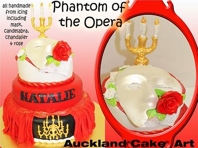 Phantom of the Opera - Cake by BikerBaker