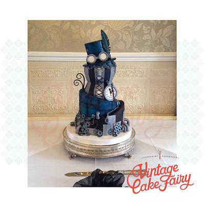 SteamPunk Wedding Cake - Cake by Vintage Cake Fairy