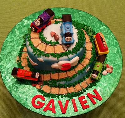 Thomas Train Cake - Cake by ~ CJ's Sweets ~