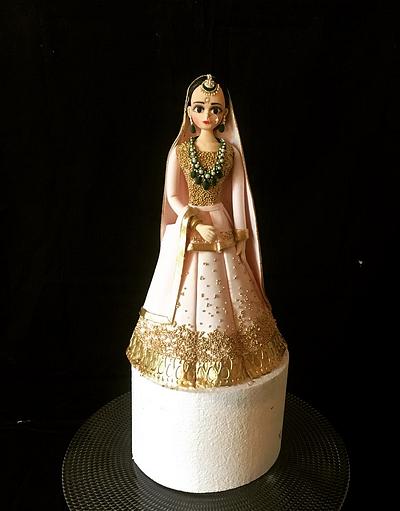 The Indian summer bride - Cake by The Hot Pink Cake Studio by Ipshita