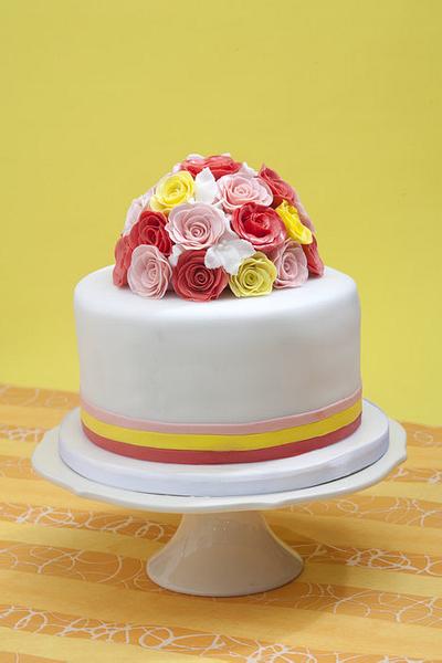 color mix roses - Cake by Alessandra
