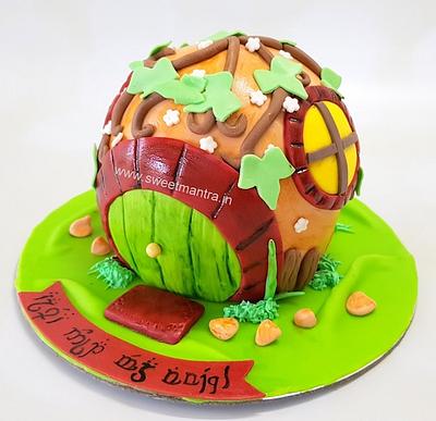 Hobbit hole cake - Cake by Sweet Mantra Homemade Customized Cakes Pune