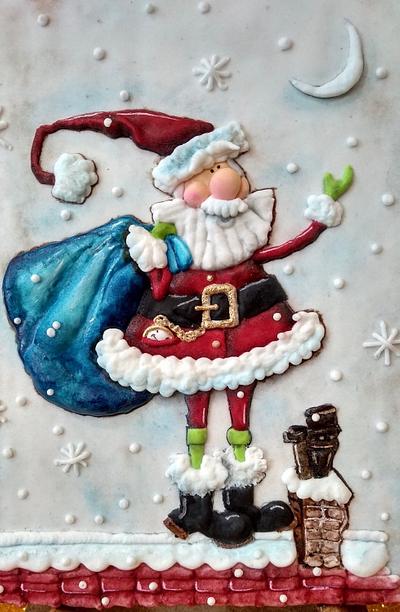 Santa Claus llegó  - Cake by Yazmin Rodríguez Lemus 