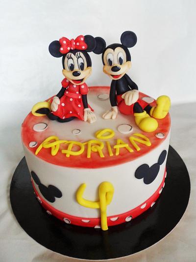 Mickey & Minnie - Cake by Veronika