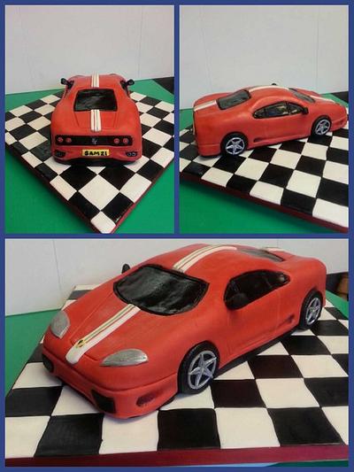 Ferrari cake - Cake by Shell at Spotty Cake Tin
