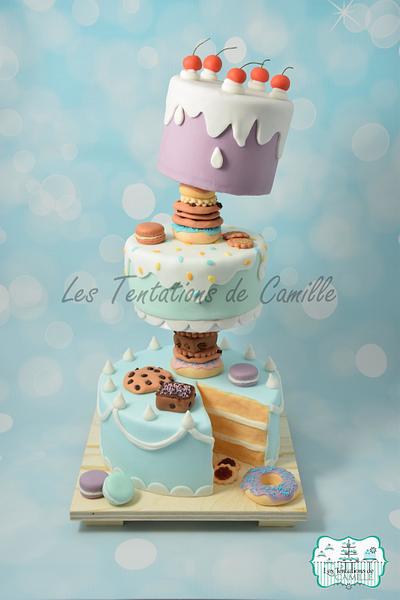Cake Tower - Cake by Les Tentations de Camille