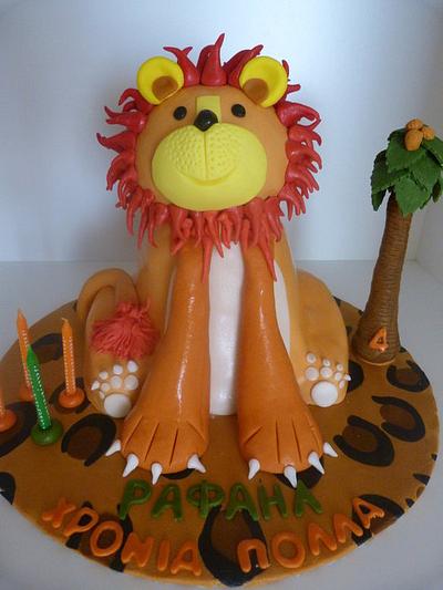 Lion Cake (all edible) - Cake by DespinaMara