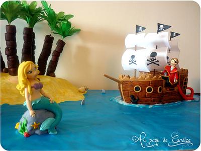 Pirate in danger! - Cake by Au pays de Candice