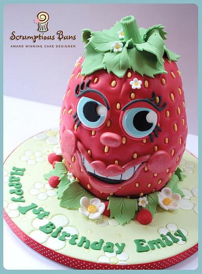Juicy the Strawberry - Cake by Scrumptious Buns