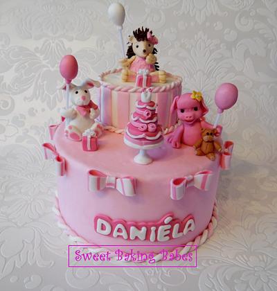 Birth Cake for a wonderful girl. - Cake by Sweet Baking Babes