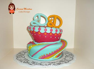Topsy turvy Cake D & D - Cake by Carina Martins