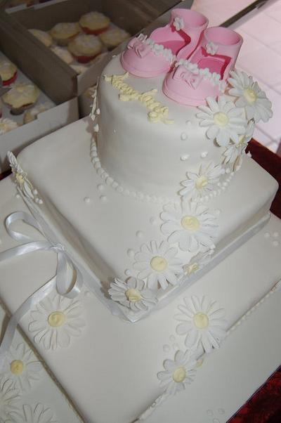 Christening Cake - Cake by Wicked Creations