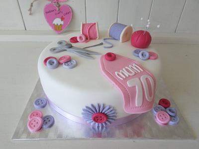 sew a cake - Cake by Nadine Tyrrell