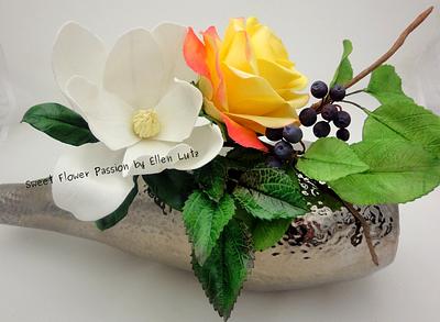 Flower Bouget - Cake by Sweet Flower Passion  by Ellen Lutz