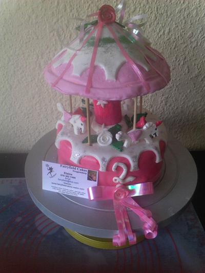 carousel cake - Cake by Fairyfield Cakes