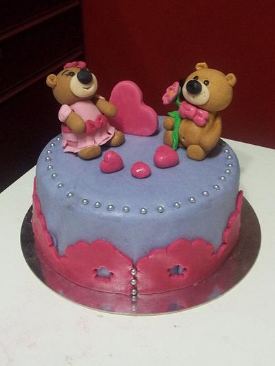 Bears in love - Cake by Le torte di Ci