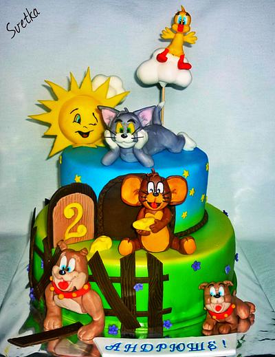 Том и Джерри - Cake by Svetka80
