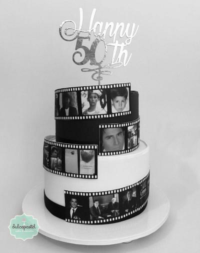 Cake tag: film strip - CakesDecor