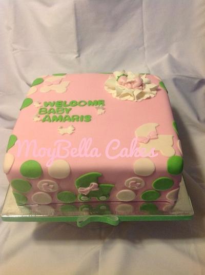 PinkGreenBuggieBaby - Cake by GABRIELA AGUILAR