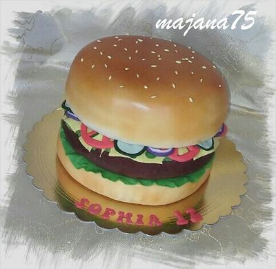 burger cake - Cake by Marianna Jozefikova